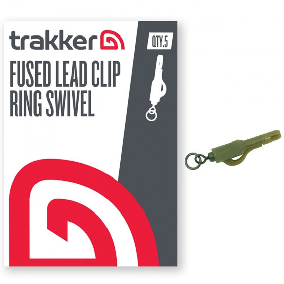 Trakker Fused Lead Clip - Ring Swivel