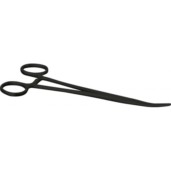 Sänger Arterienklemme, 18cm, gebogen, black-camou