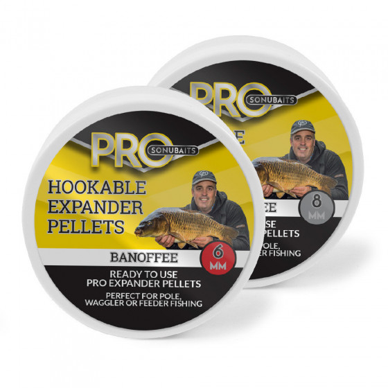 Sonubaits Pro Hookable Expander Pellets, 6mm