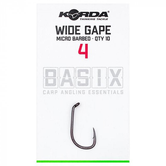 Korda Basix Hair Rigs Wide Gape / auch in Barbless