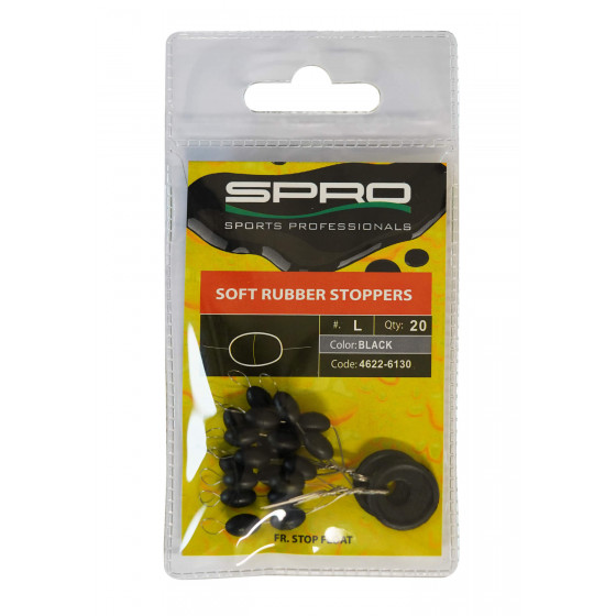 Spro Soft Rubber Stopper L 20Stk.