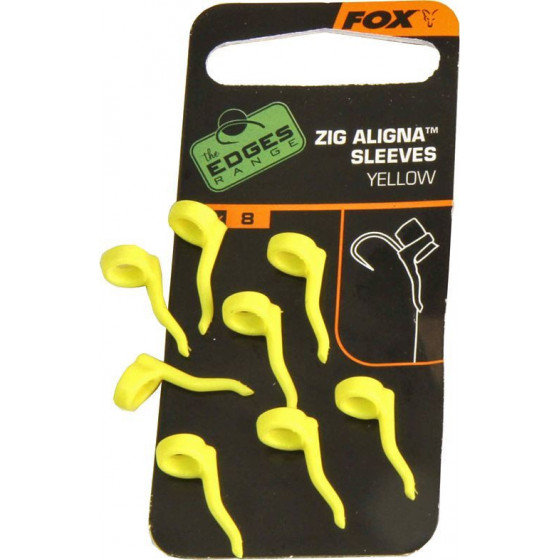 Fox Zig Aligna Sleeves x 8 yellow