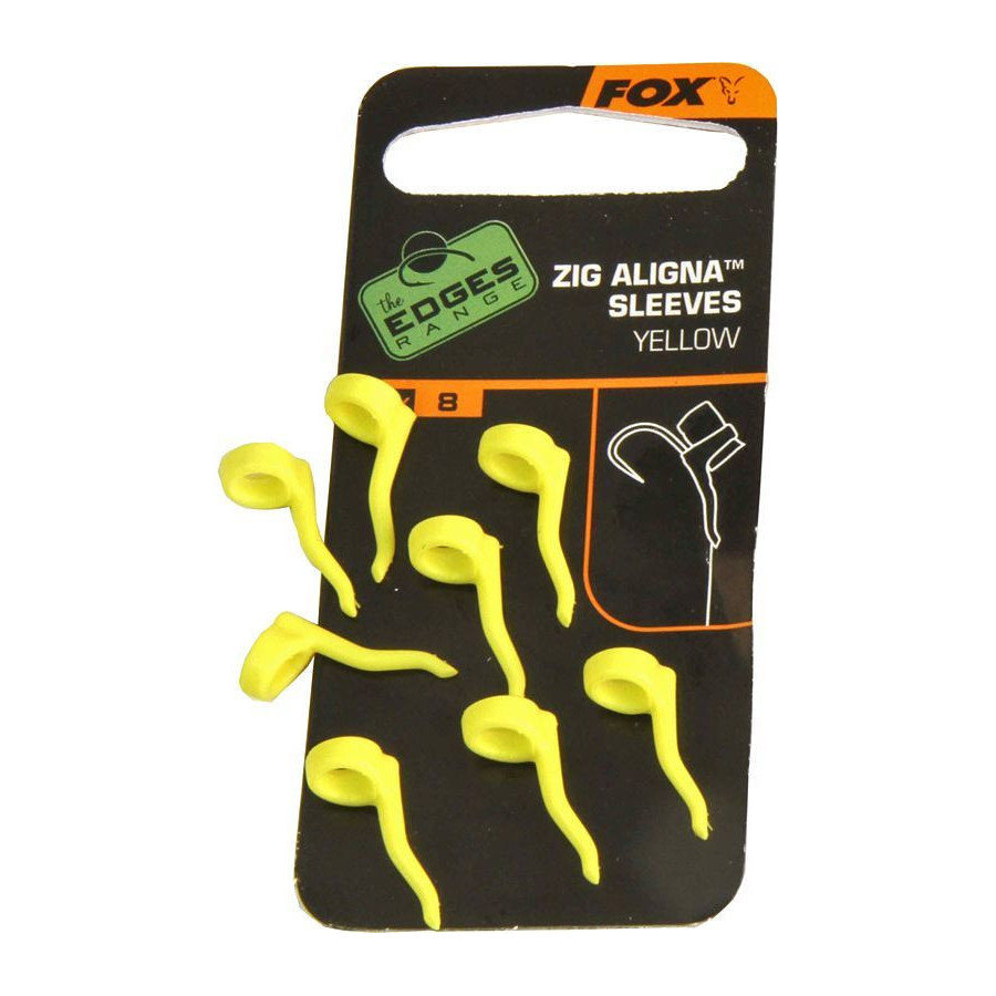 Fox Zig Aligna Sleeves x 8 yellow