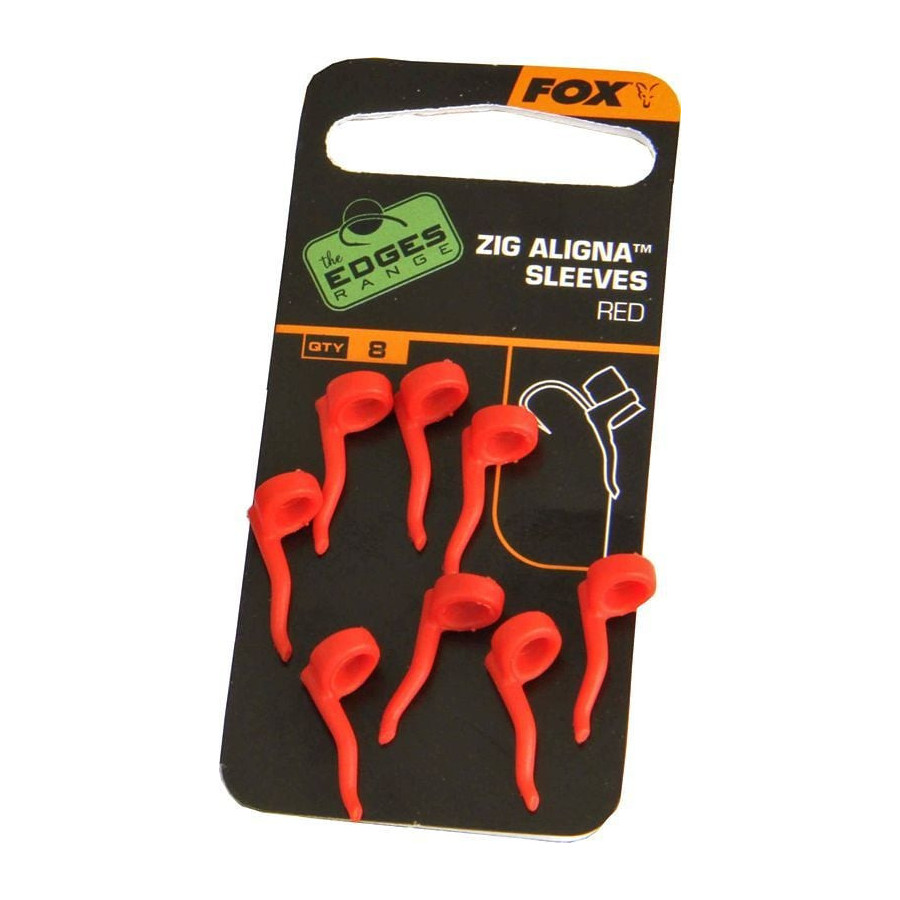 Fox Zig Aligna Sleeves x 8 red
