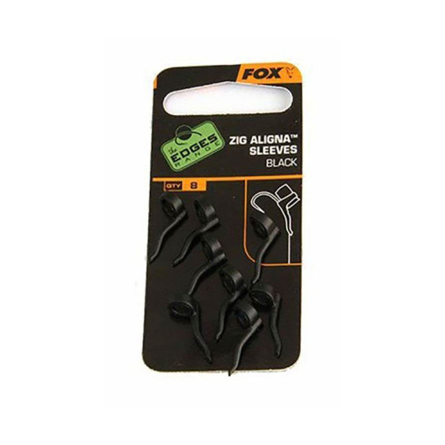Fox Zig Aligna Sleeves x 8 black