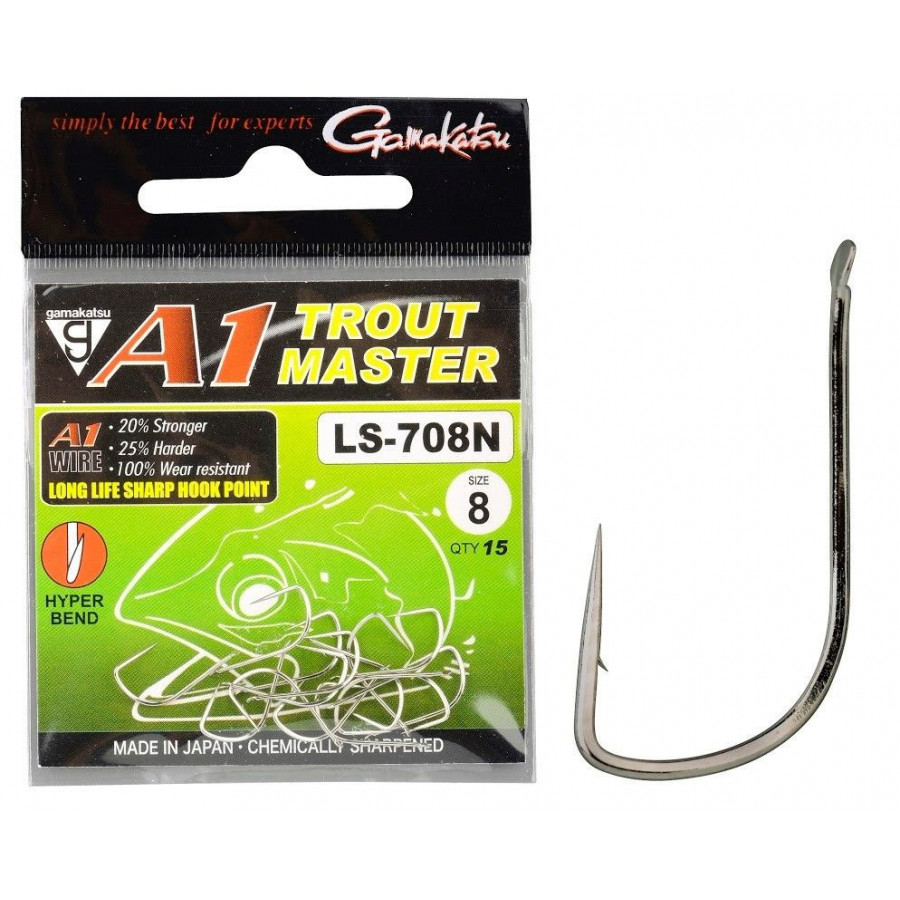 Gamakatsu Trout Master A1 LS-708N versch. Größen 15pcs