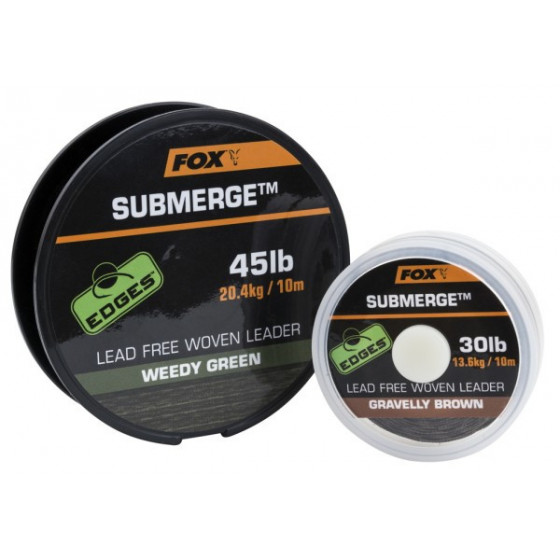 Fox Submerge Lead Free Leader Green 35lb x 10m