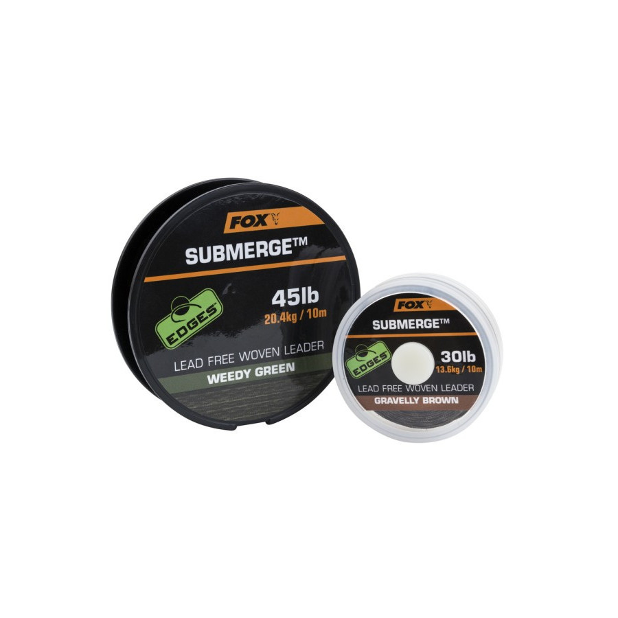 Fox Submerge Lead Free Leader Green 35lb x 10m