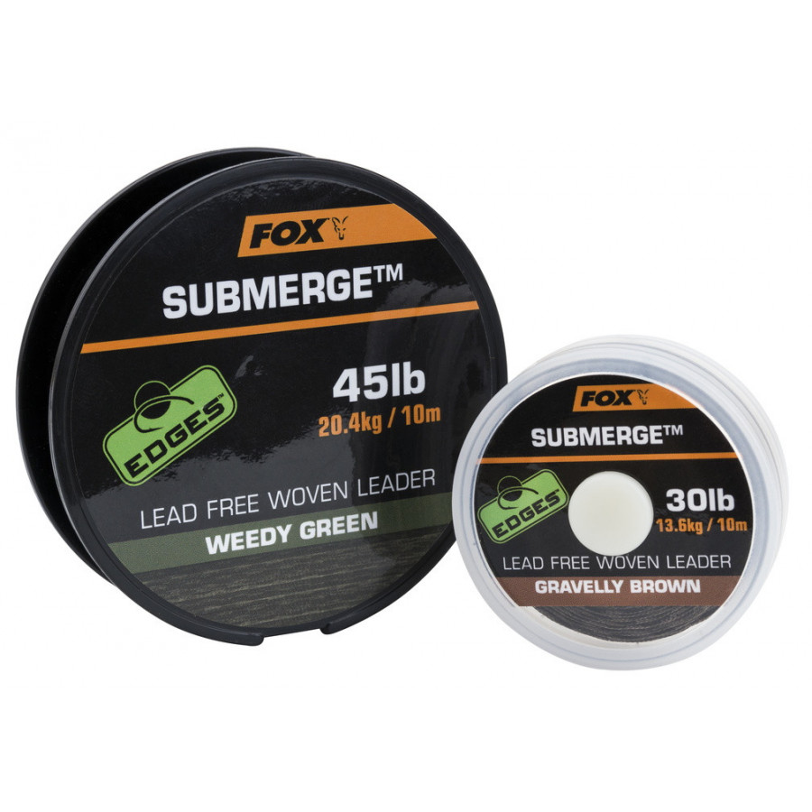 Fox Submerge Lead Free Leader Brown 35lb x 10m