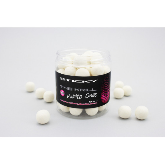 Sticky Baits Krill Pop-Ups White - 12mm