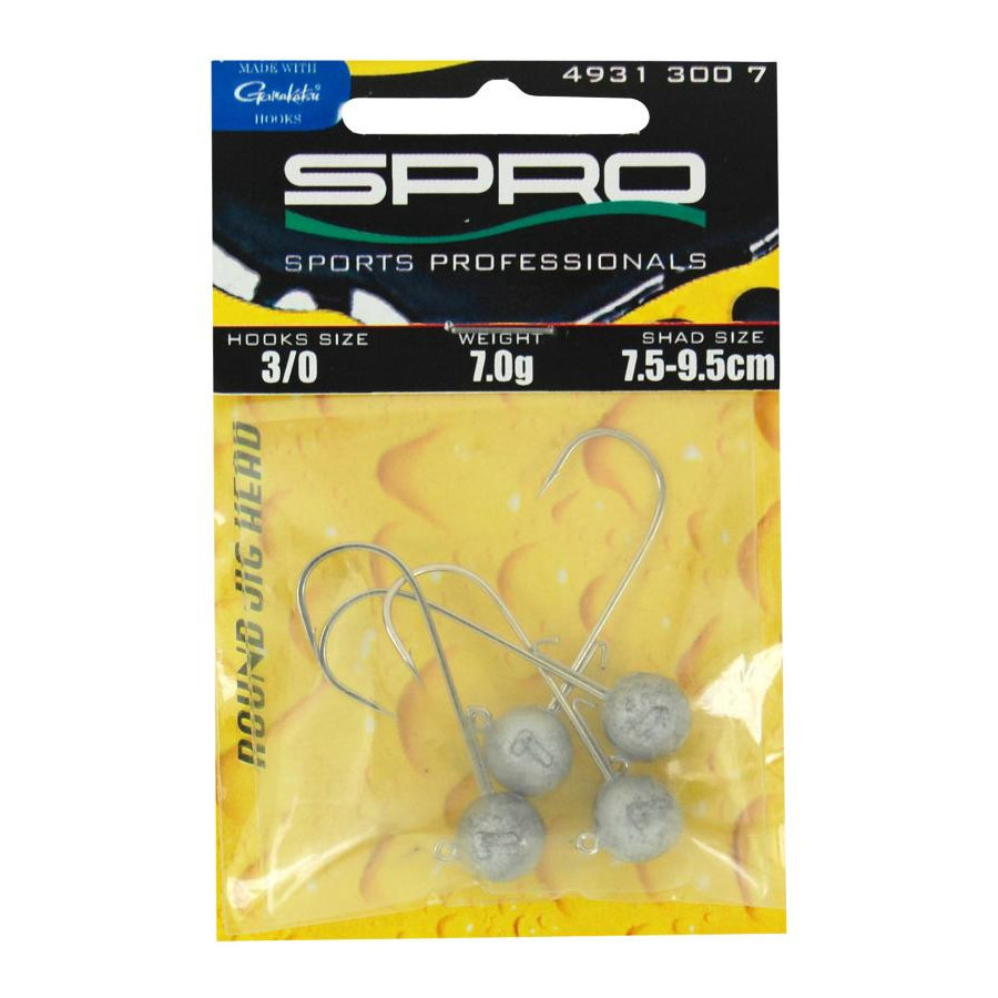 Spro Round Jig Head 4/0-10g 3Stk.