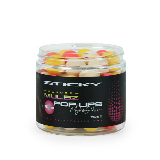 Sticky Baits  Mulbz Pop-Ups - Mixed 70g Pot
