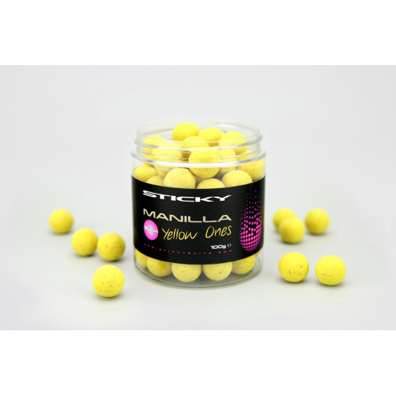 Sticky Baits Manilla Yellow Ones Pop-Ups - 16mm