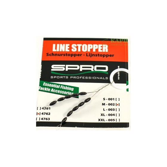 Spro RUBBERSTOPPERS SIZE  M 10 VERP.