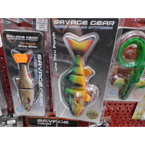 Savage Gear 4D Line Thru Perch 17cm 63g slow sink