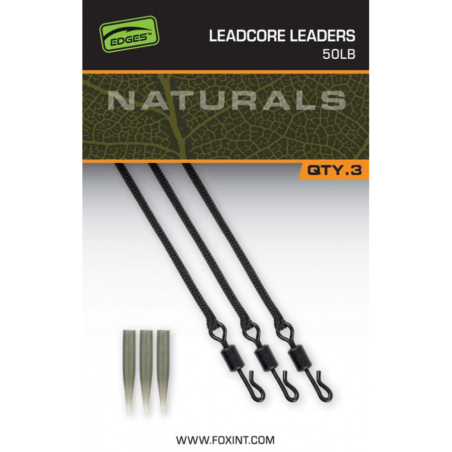 Fox Naturals Leadcore Leaders 50lb
