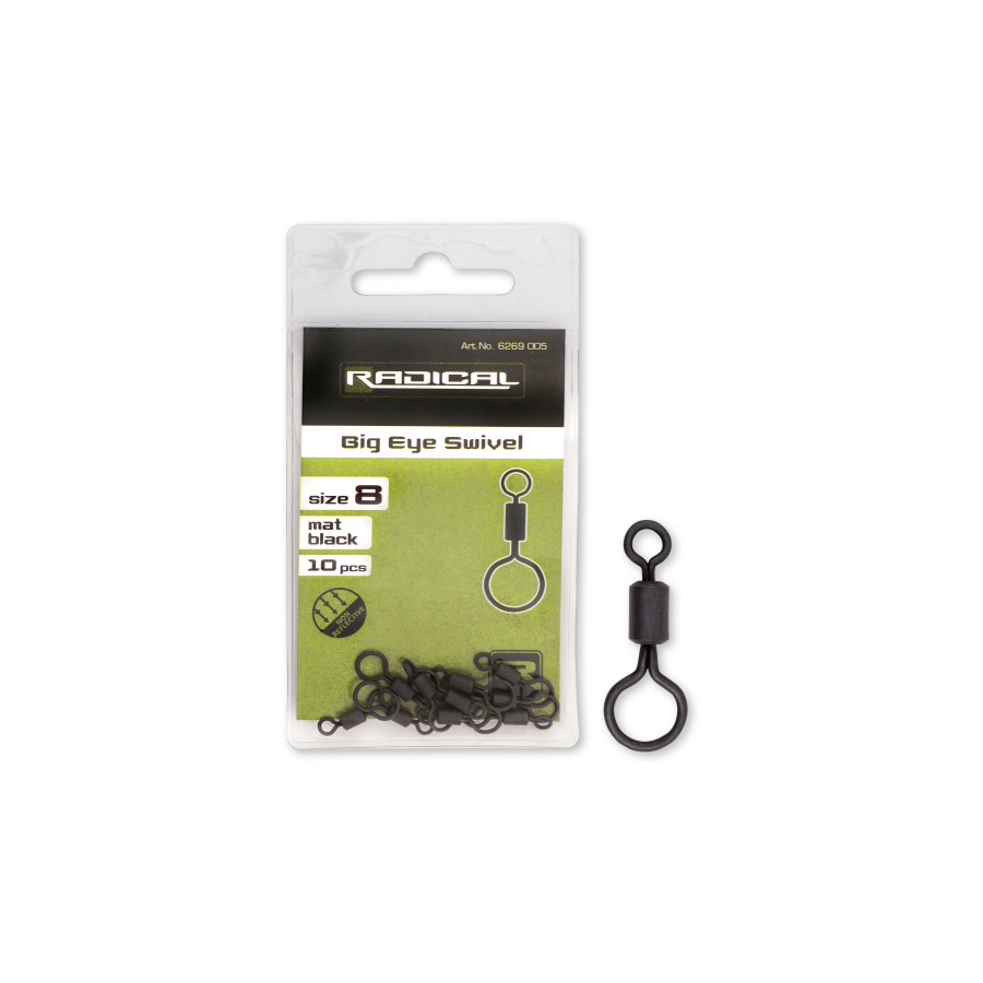 Radical Big Eye Swivel matt black non reflectiv