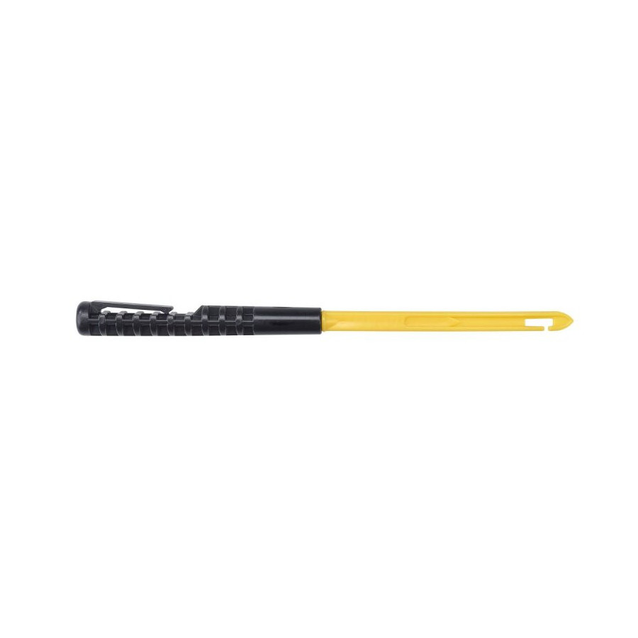Balzer Hakenlöser schwarz gelb, mit Klemme, 20cm
