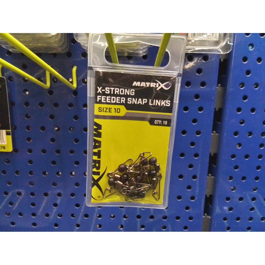 Matrix X Strong Feeder Snap Link Size 10