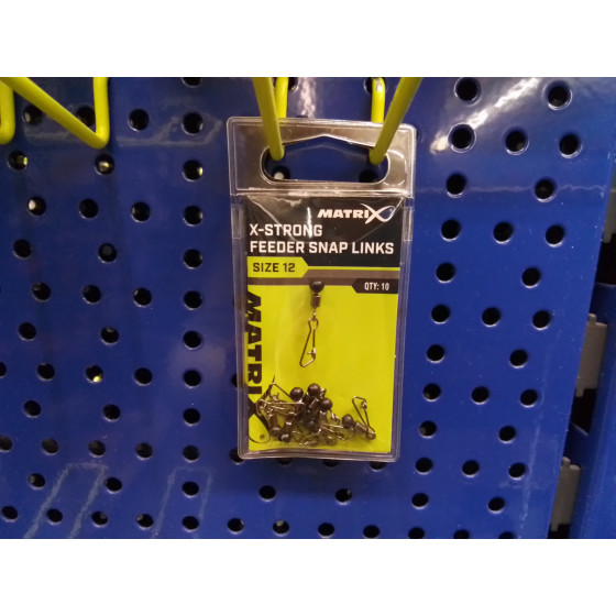 Matrix X Strong Feeder Snap Link Size12