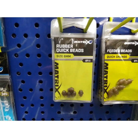 Matrix Rubber Quick Bead, Size 6mm