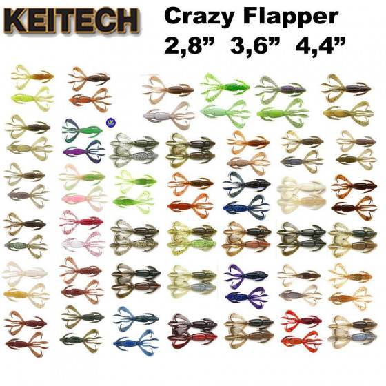 Keitech 3.6" Crazy Flapper