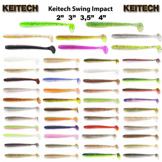 Keitech 3" Swing Impact, versch. Farben