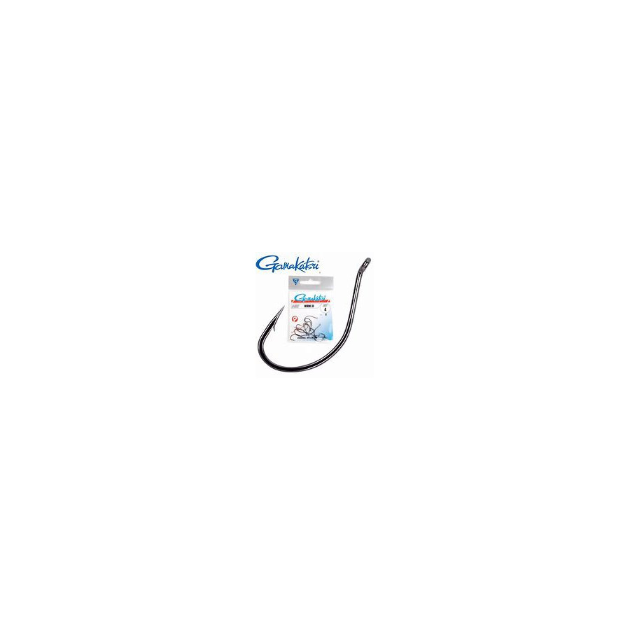 GAMAKATSU HOOK WORM 39 (SPR) (BLACK)