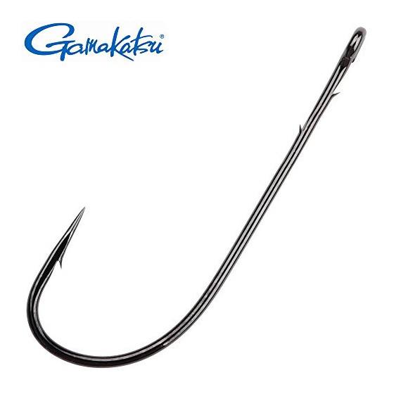 GAMAKATSU HOOK WORM 36 (BLACK)