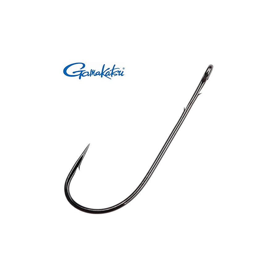 GAMAKATSU HOOK WORM 36 (BLACK)