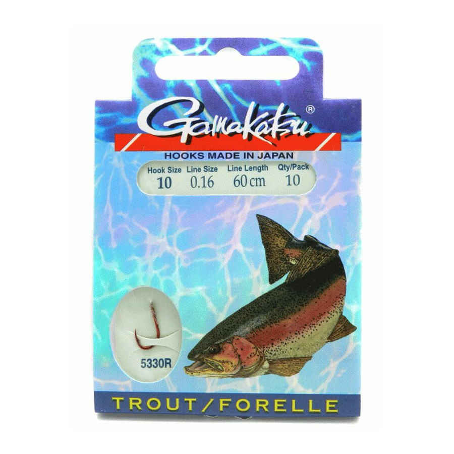 GAMAKATSU HOOK BKS-5330R TROUT 60 CM