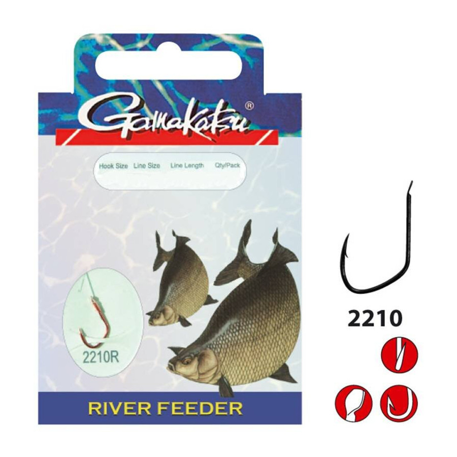 GAMAKATSU HOOK BKD-2210R BREAM 100 CM