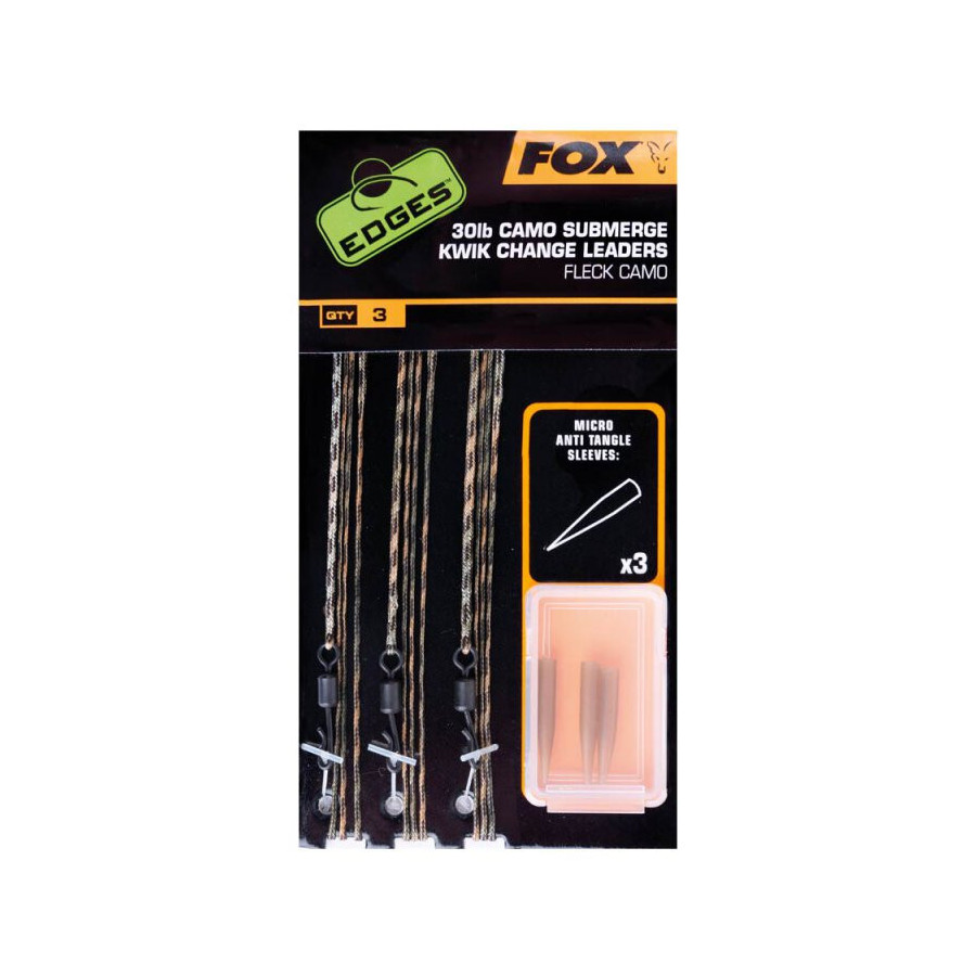 Fox Edges Camo Submerge Kwick Change Leader 40lb