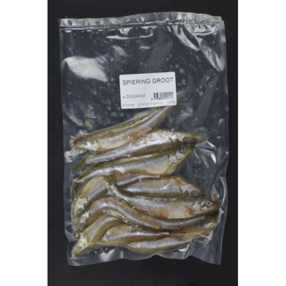 Evezet Spiering/Smelt groß, vacuum, ca 200gr.