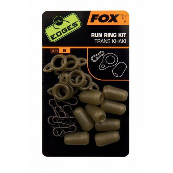 Fox Edges Standard Run Ring Kit - trans khaki  x 8