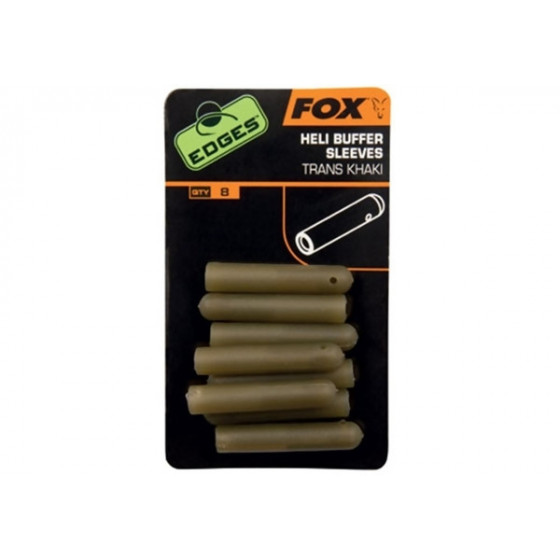 Fox Edges Heli Buffer Sleeves - trans khaki x 8