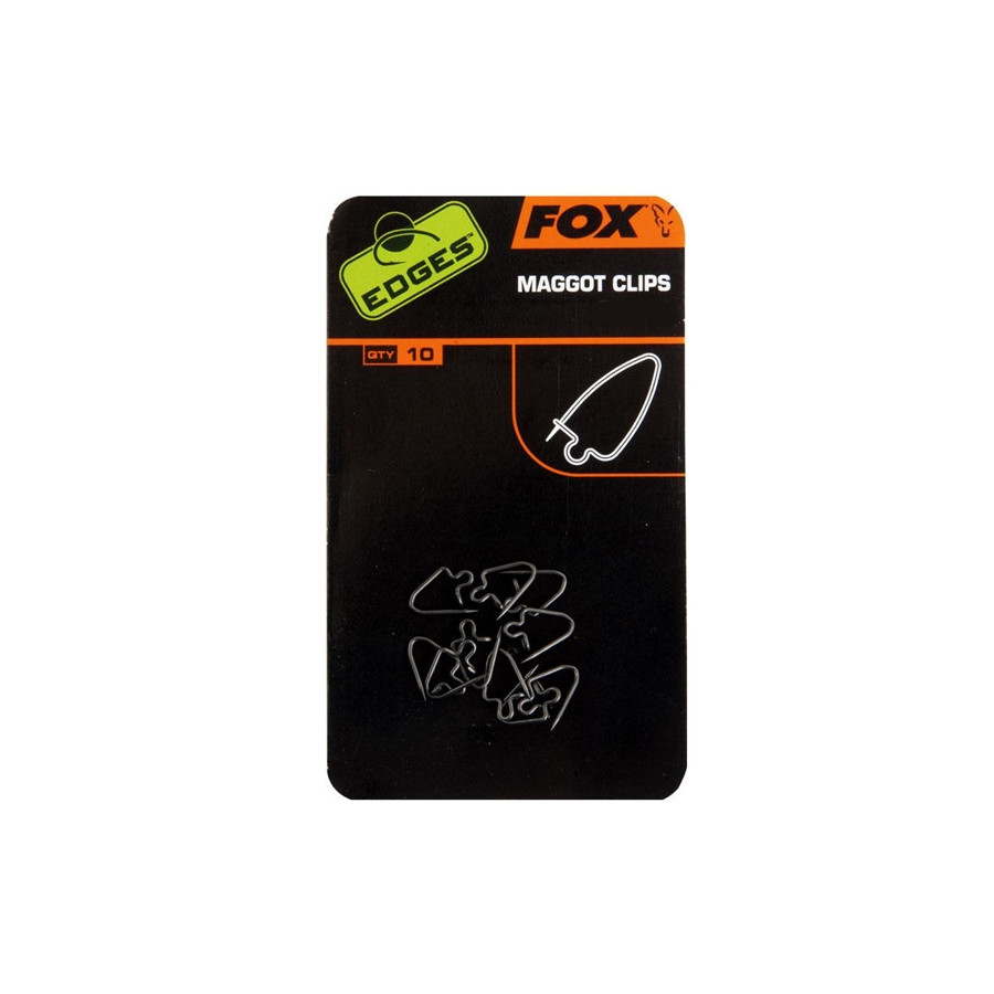 Fox Edges Maggot Clips Size 8 x 10