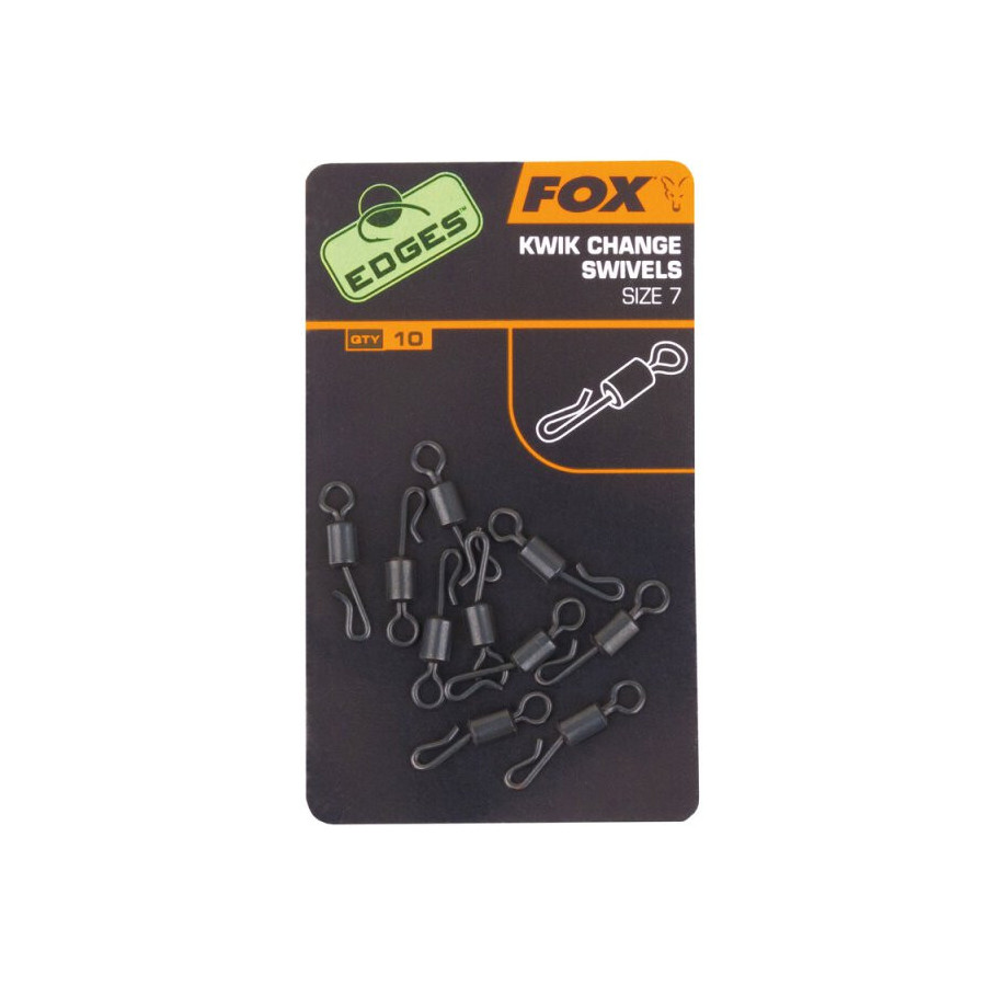 Fox Edges Kwik Change Swivels Size 7 x 10