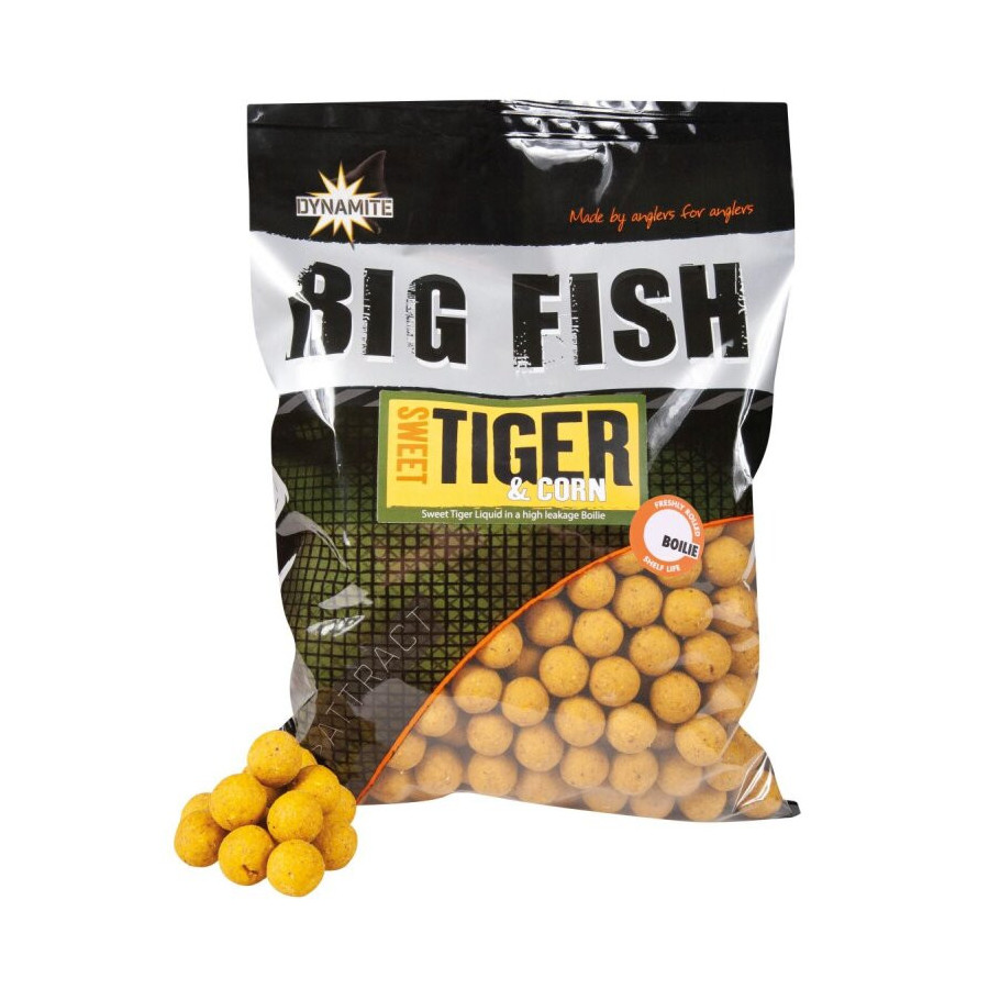 Dynamite Baits Sweet Tiger&Corn Boilies 1,8kg