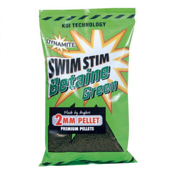 Dynamite Baits Swim Stim Betaine Green 2mm Pellets 900g