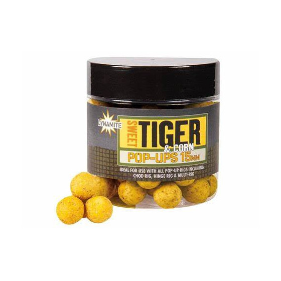 Dynamite Baits Sweet Tiger&Corn Pop Ups 15mm