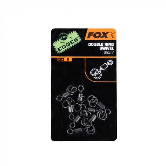 Fox Edges Double Ring Swivel Size 7 x 8