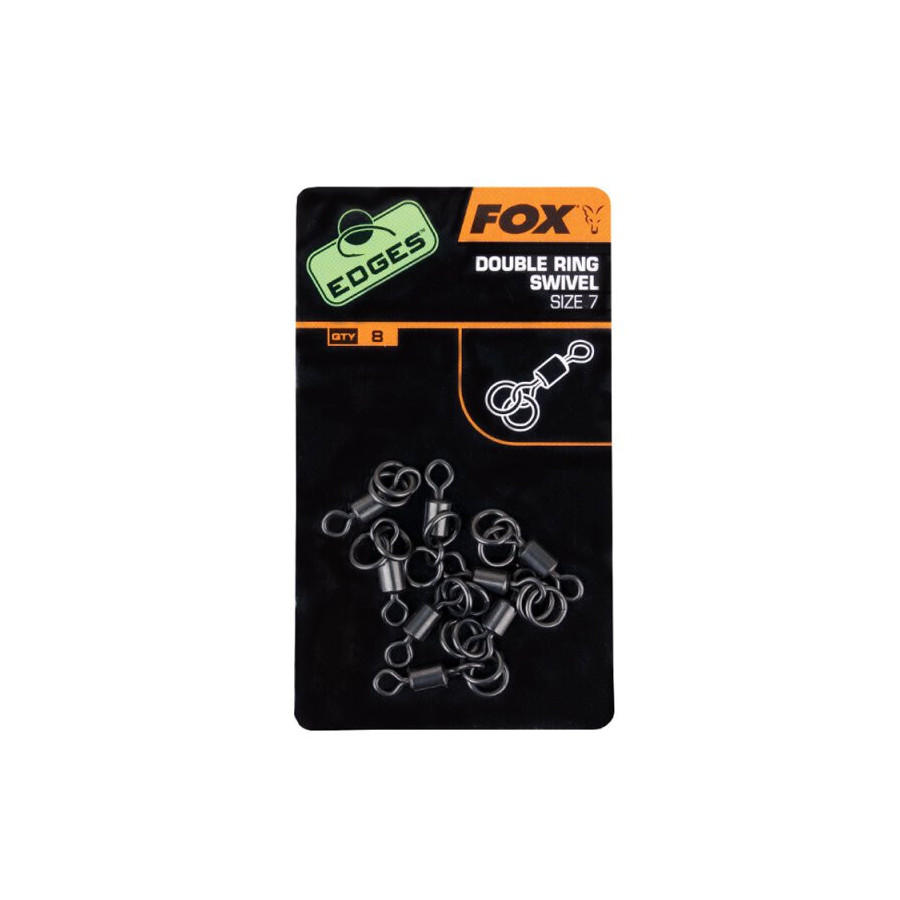 Fox Edges Double Ring Swivel Size 7 x 8