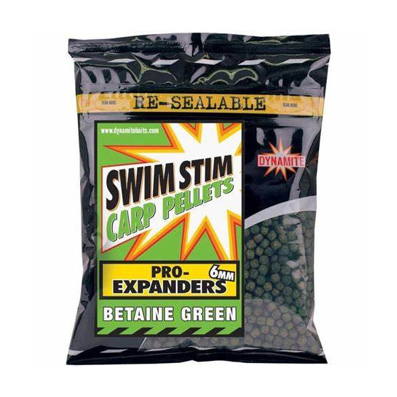Dynamite Baits Swim Stim Betaine Green 6mm Pro-Expander Pellets