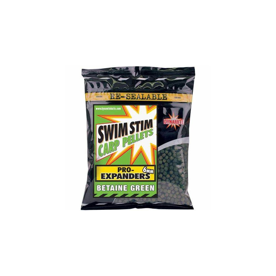 Dynamite Baits Swim Stim Betaine Green 6mm Pro-Expander Pellets
