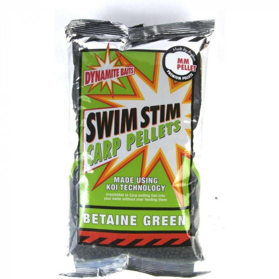 Dynamite Baits Swim Stim Betaine Green 3mm Pellets 900g
