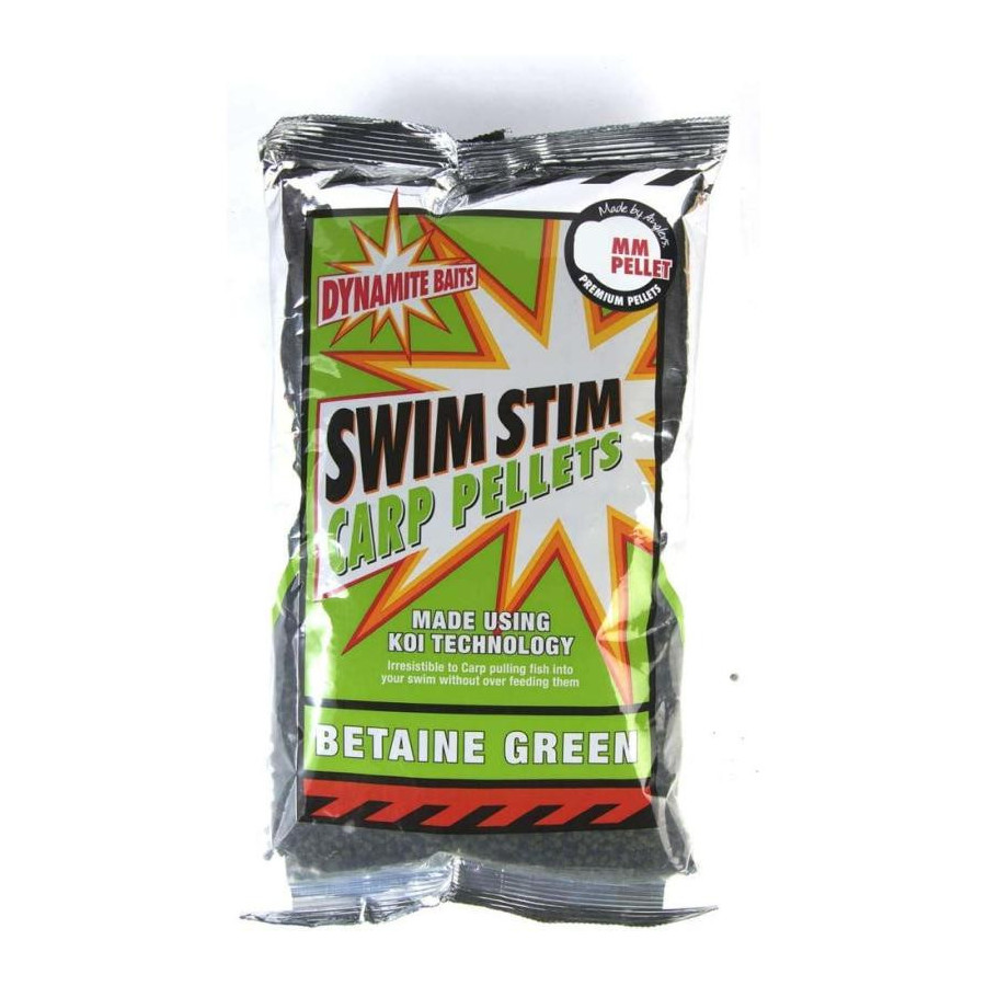 Dynamite Baits Swim Stim Betaine Green 3mm Pellets 900g