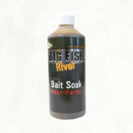 Dynamite Baits Big Fish River Bait Soak Meat Furter 500ml