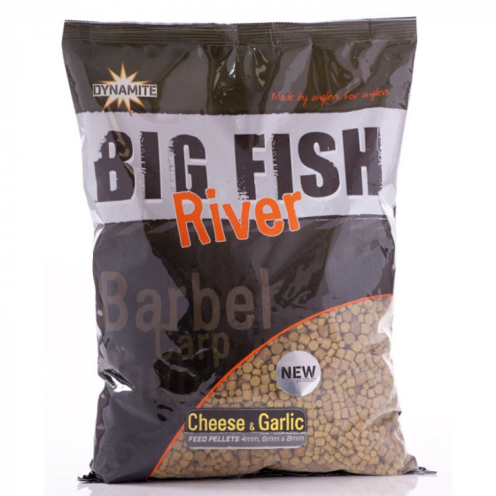 Dynamite Baits Big Fish River Feed Pellets 4,6 & 8mm 1,8kg