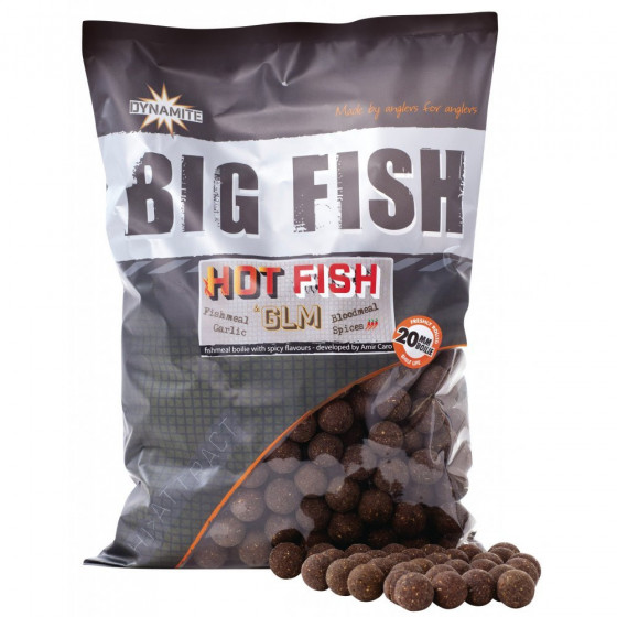 Dynamite Baits Hot Fish & GLM 15mm Boilie 1kg
